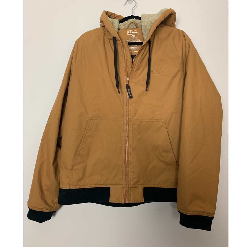 L.L. Bean Men's Insulated Bomber Hoodie L